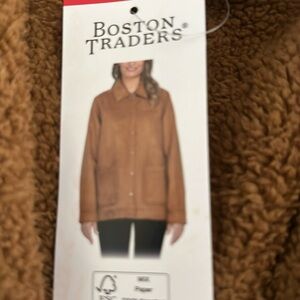 Boston traders jacket size small color red
